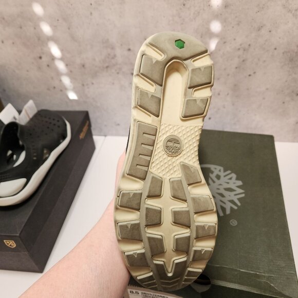 Timberland FlyRoam Boot Sneakers Mens 8.5 Brown Leather Chukka Lace-up Pre-owned - Picture 14 of 16